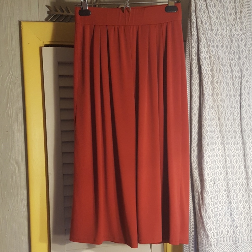 Orange "goucho" pants